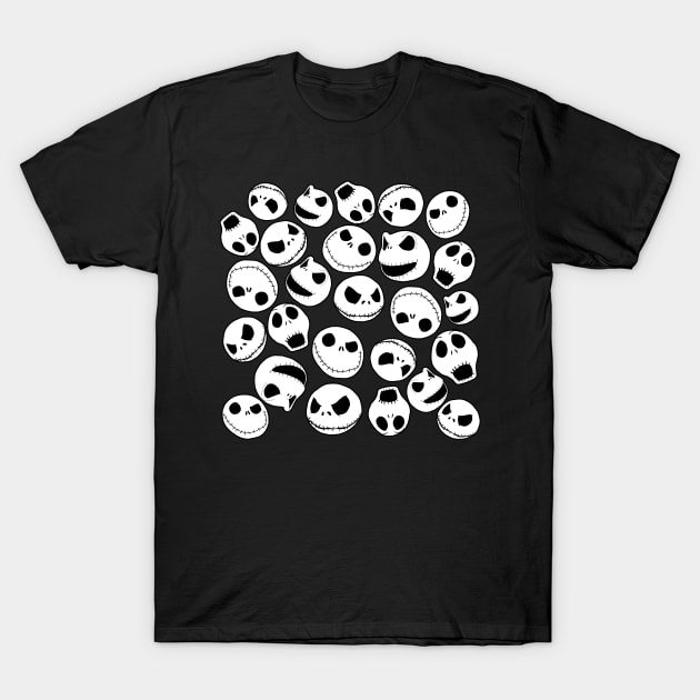 Jack Skellington Pattern T-Shirt by dankdesigns